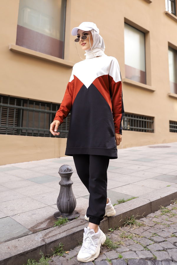 TUNIK PANTOLON Kiremit - 3057