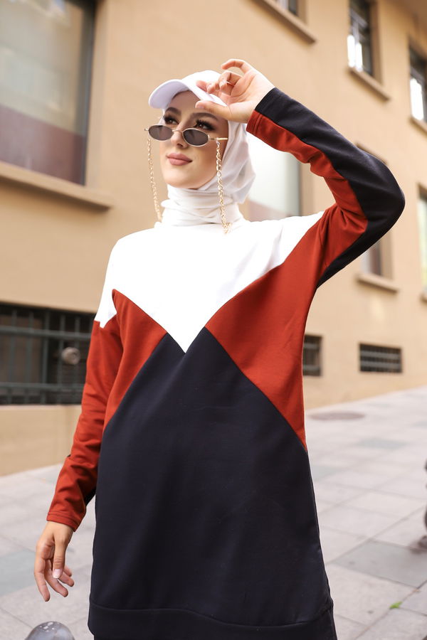 TUNIK PANTOLON Kiremit - 3057