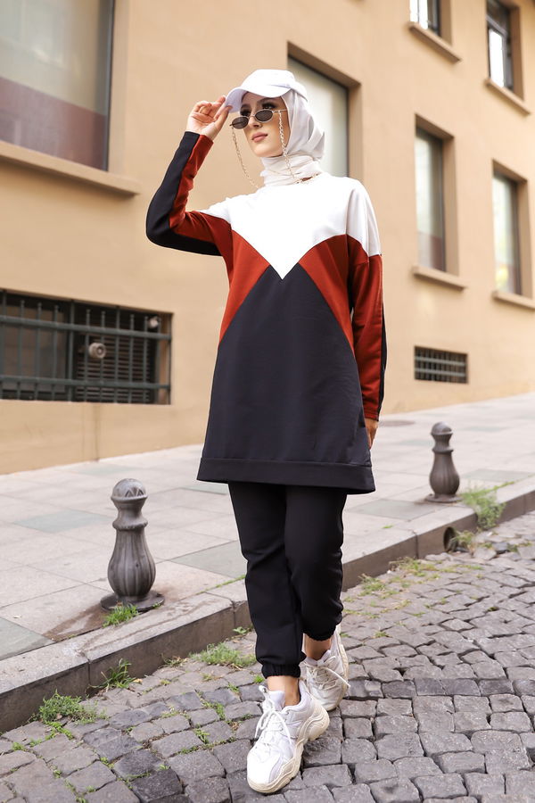 TUNIK PANTOLON Kiremit - 3057