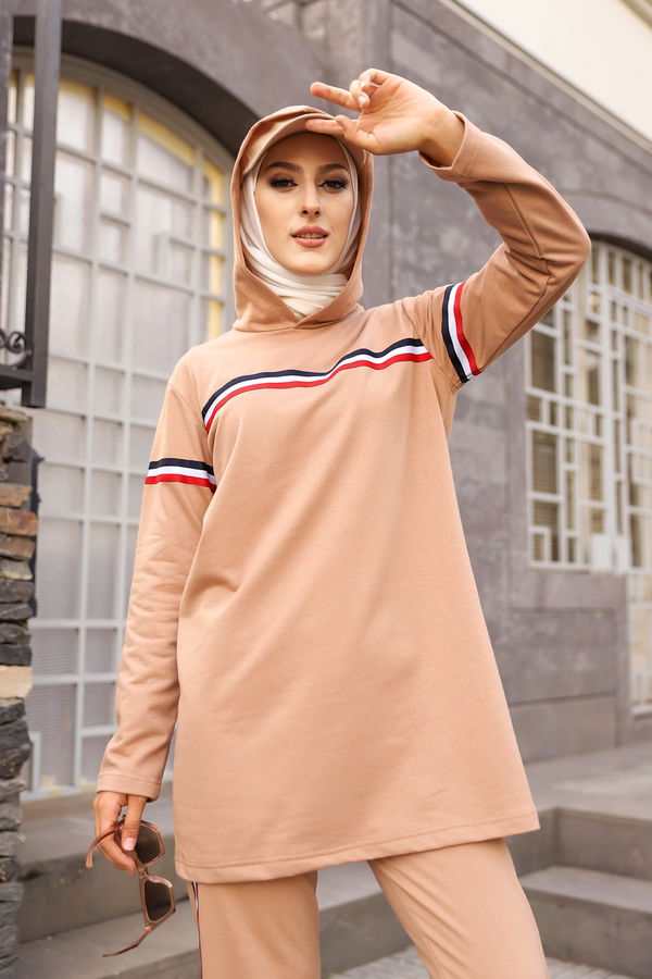 Tunık Pantolon Bej - 2796