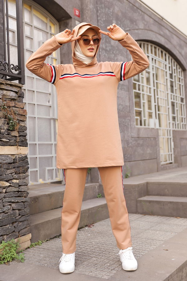 Tunık Pantolon Bej - 2796