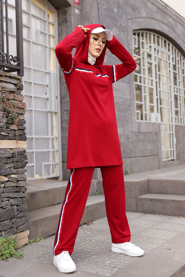 Tunık Pantolon Bordo - 2796