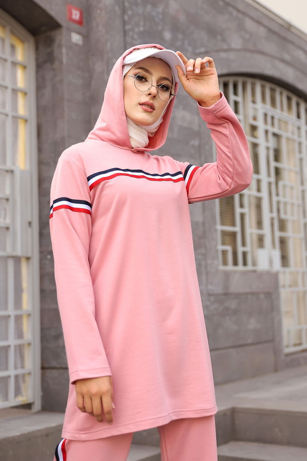 Tunık Pantolon Pembe - 2796 PEMBE