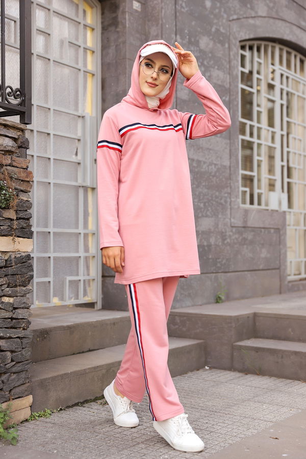 Tunık Pantolon Pembe - 2796 PEMBE