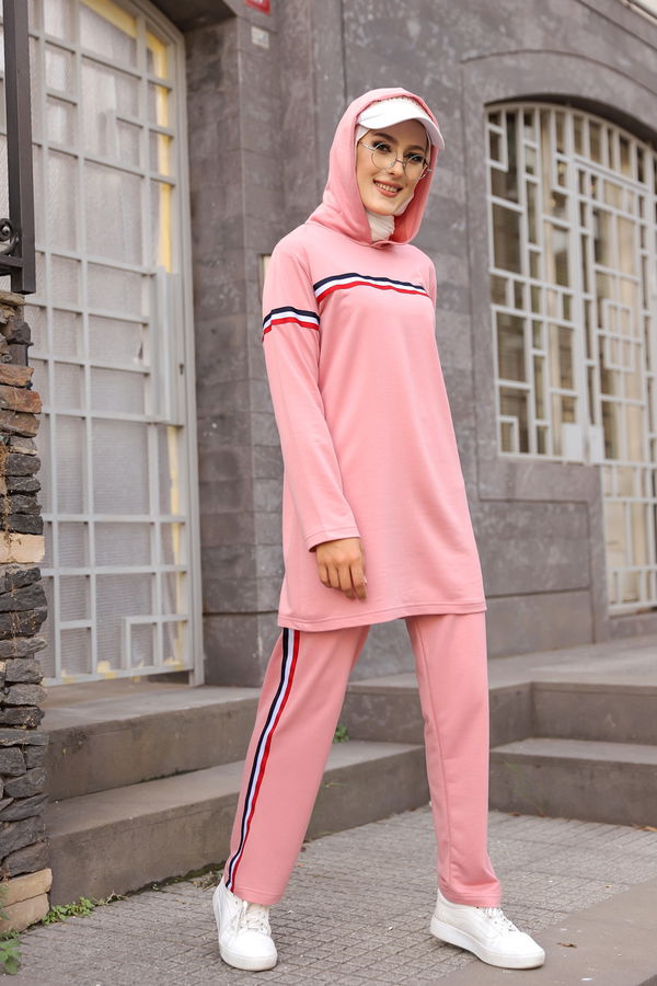 Tunık Pantolon Pembe - 2796 PEMBE