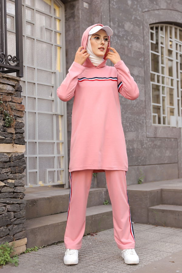 Tunık Pantolon Pembe - 2796 PEMBE