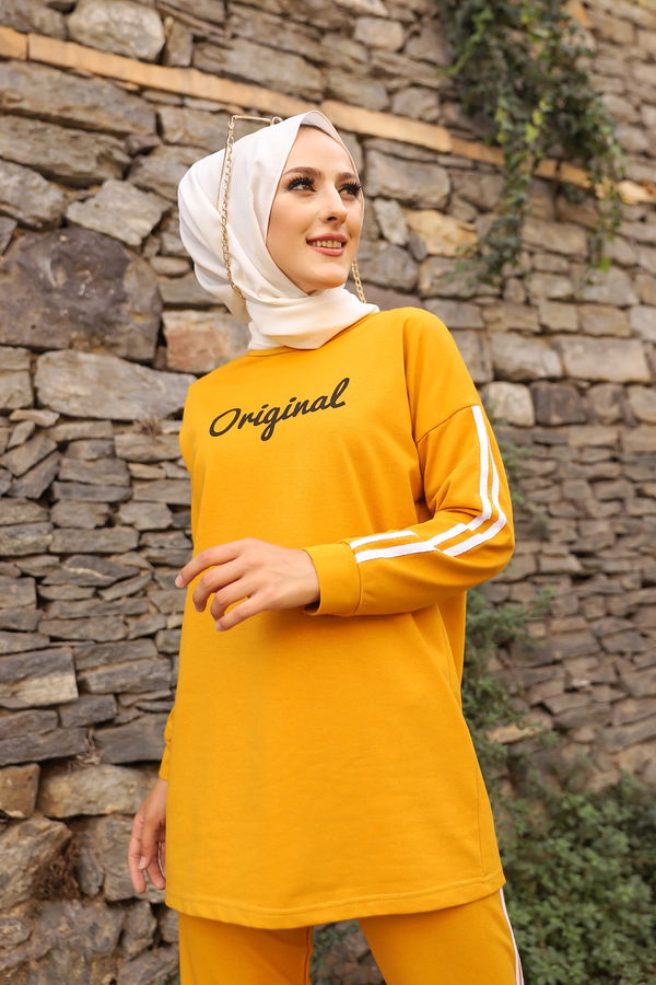 TUNIK PANTOLON Sarı - 8401 Sarı