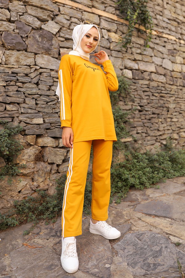 TUNIK PANTOLON Sarı - 8401 Sarı