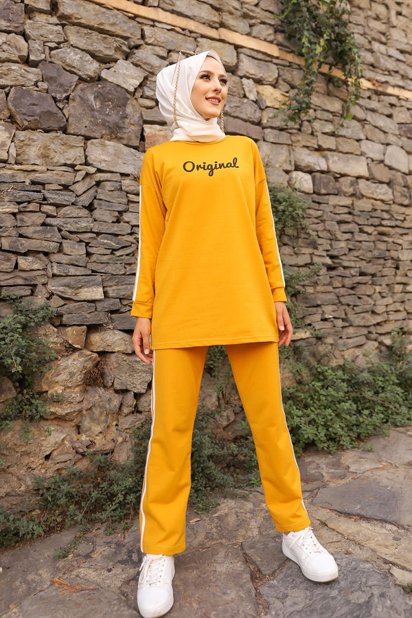 TUNIK PANTOLON Sarı - 8401 Sarı