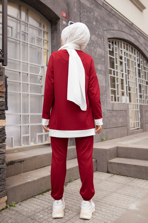 TUNIK PANTOLON Bordo - 3245 BORDO