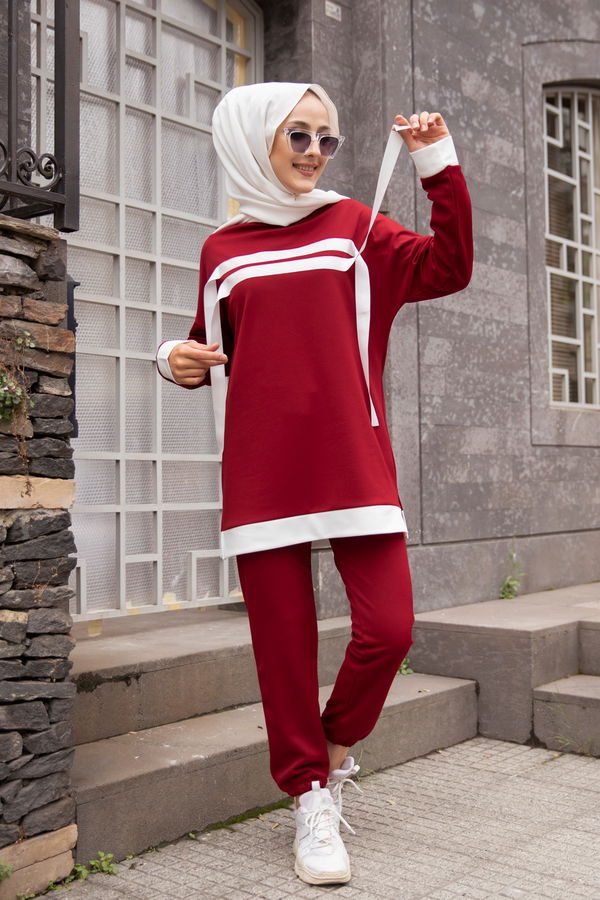 TUNIK PANTOLON Bordo - 3245 BORDO