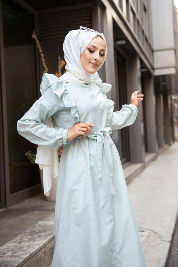 ELBISE Yeşil - 3233 YEŞİL