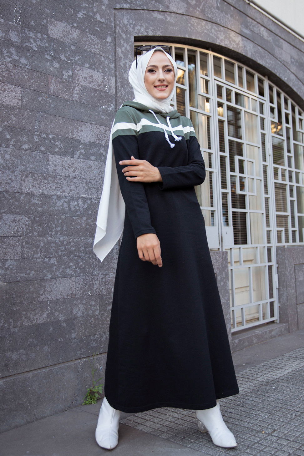 GARNILI ELBISE Haki - 3090