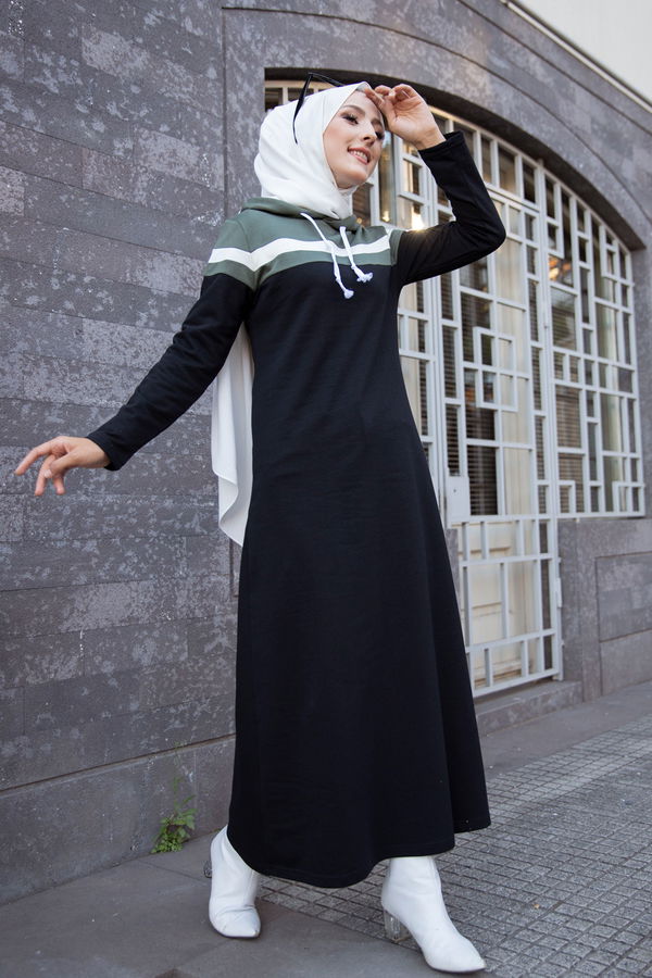 GARNILI ELBISE Haki - 3090