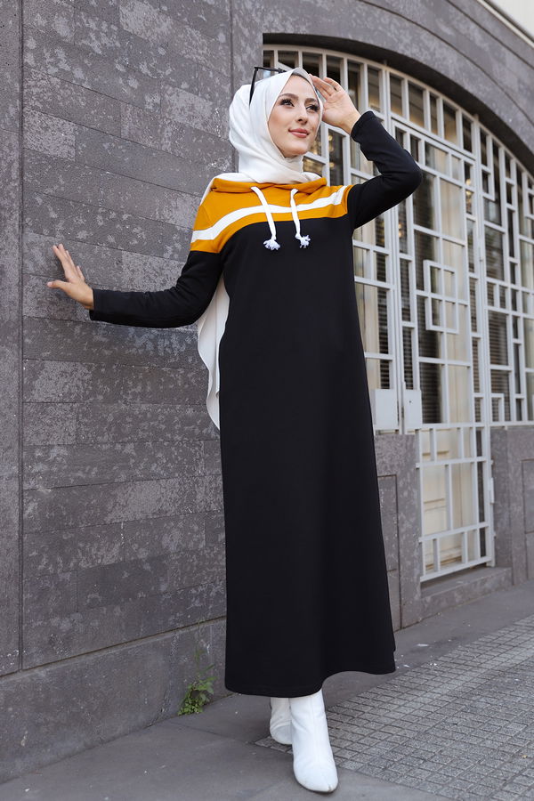 GARNILI ELBISE Sarı - 3090