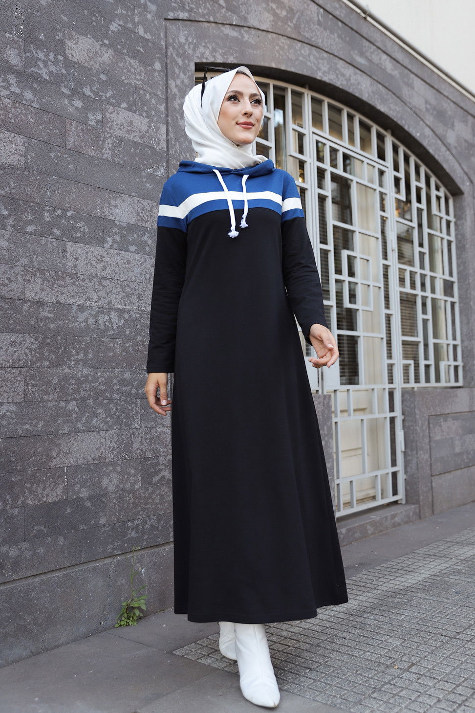GARNILI ELBISE Mavi - 3090
