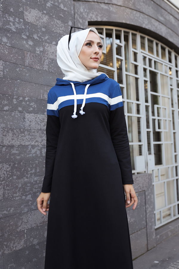 GARNILI ELBISE Mavi - 3090