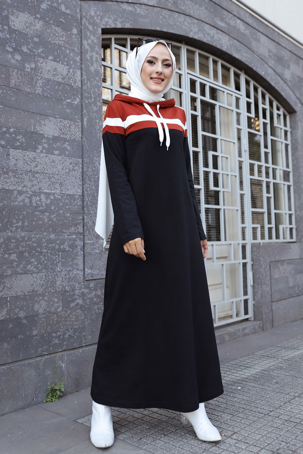 GARNILI ELBISE Kiremit - 3090 KİREMİT
