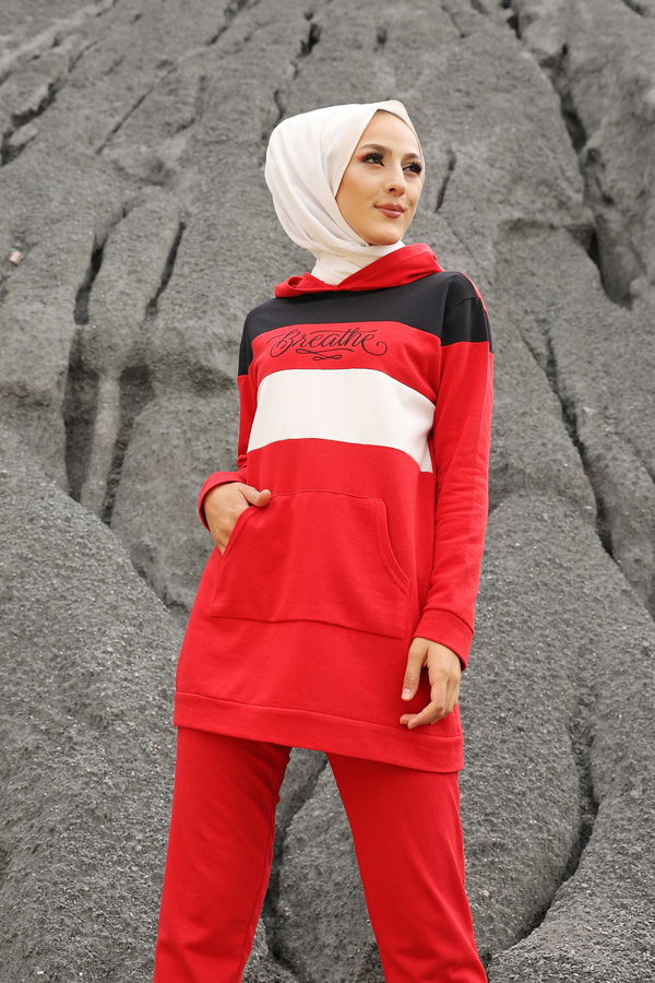 TUNIK PANTOLON Kırmızı - 2813 Kırmızı