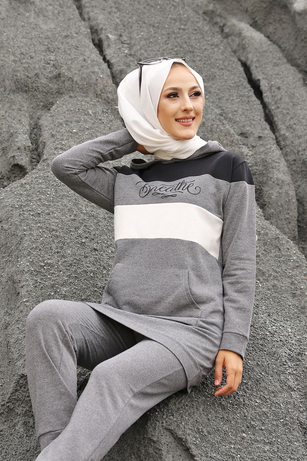 TUNIK PANTOLON Gri - 2813