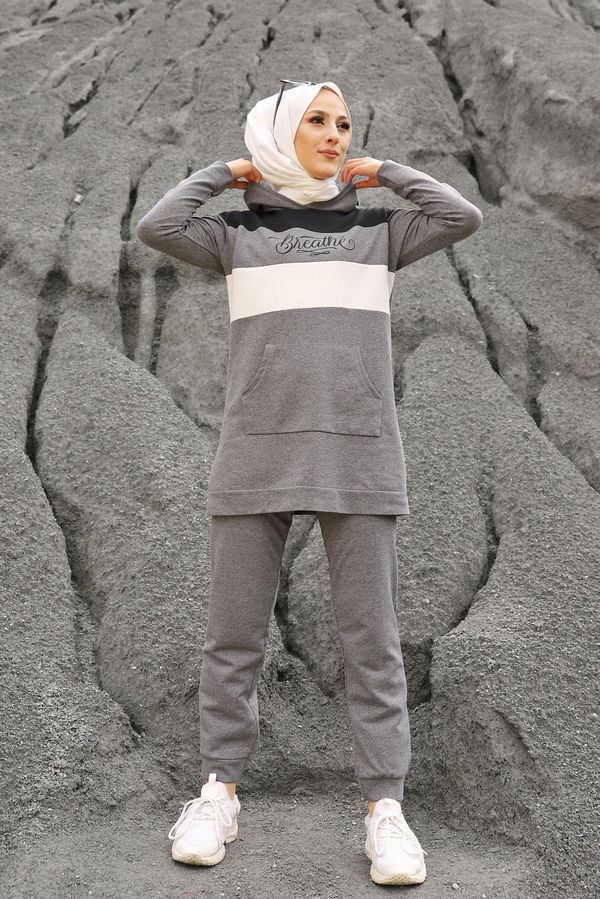 TUNIK PANTOLON Gri - 2813
