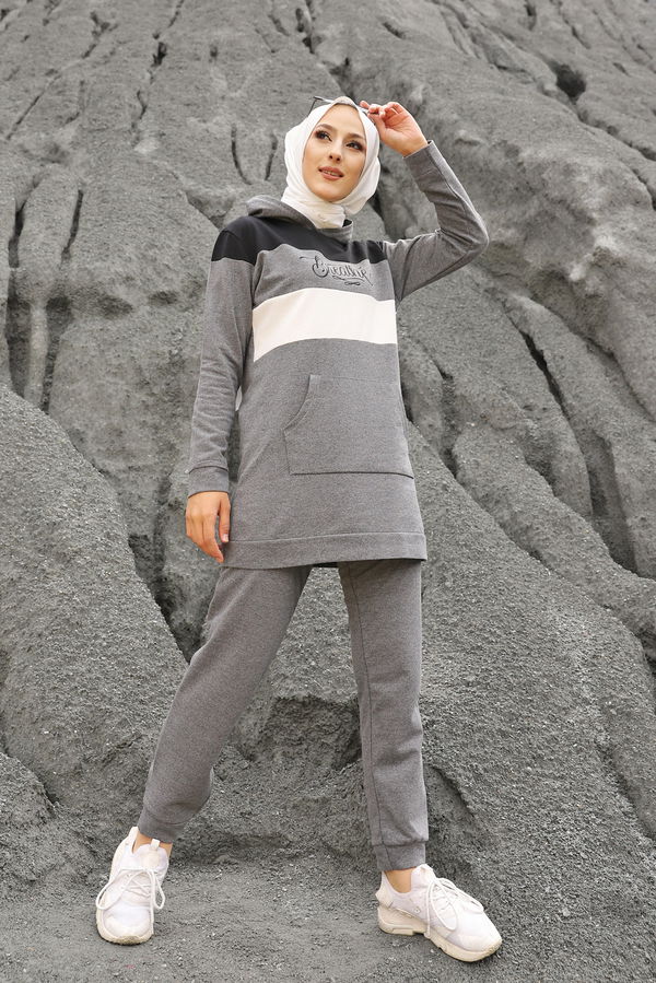 TUNIK PANTOLON Gri - 2813