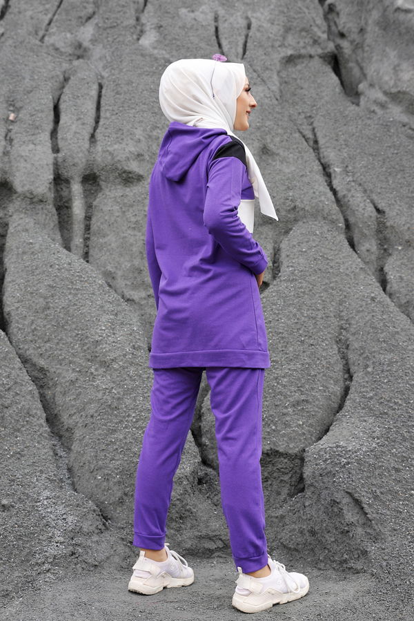 TUNIK PANTOLON Mor - 2813