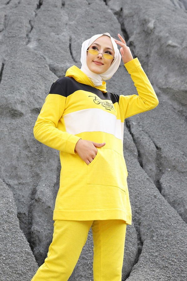 TUNIK PANTOLON Sarı - 2813 Sarı