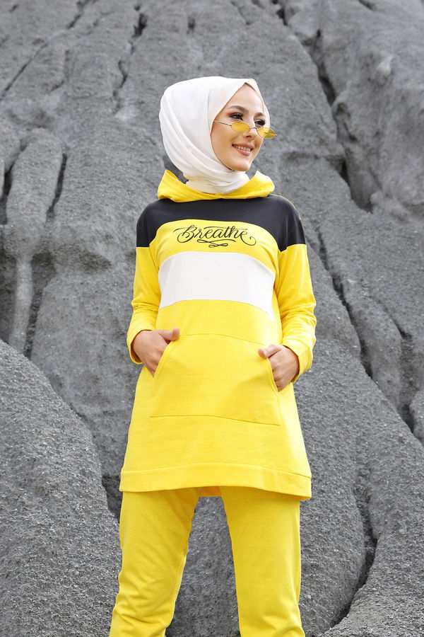 TUNIK PANTOLON Sarı - 2813 Sarı