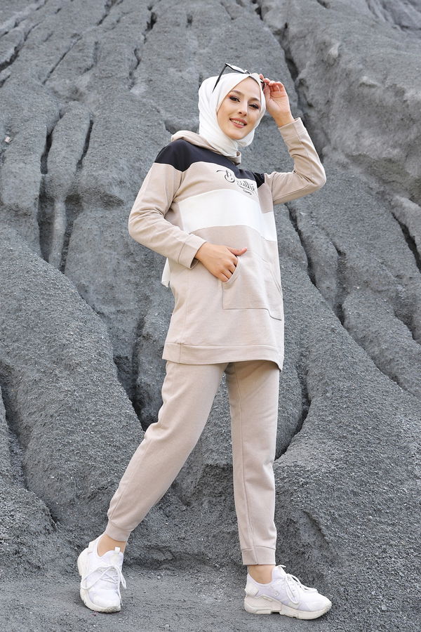 TUNIK PANTOLON Bej - 2813