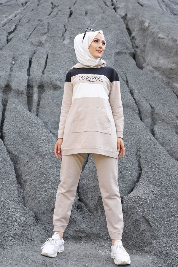 TUNIK PANTOLON Bej - 2813