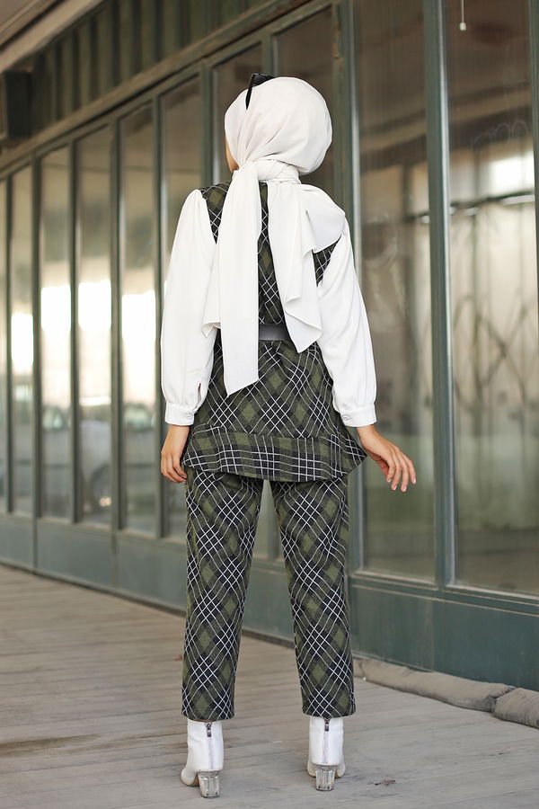 3336 TUNIK PANTOLON KEMER Haki - 3336 HAKİ