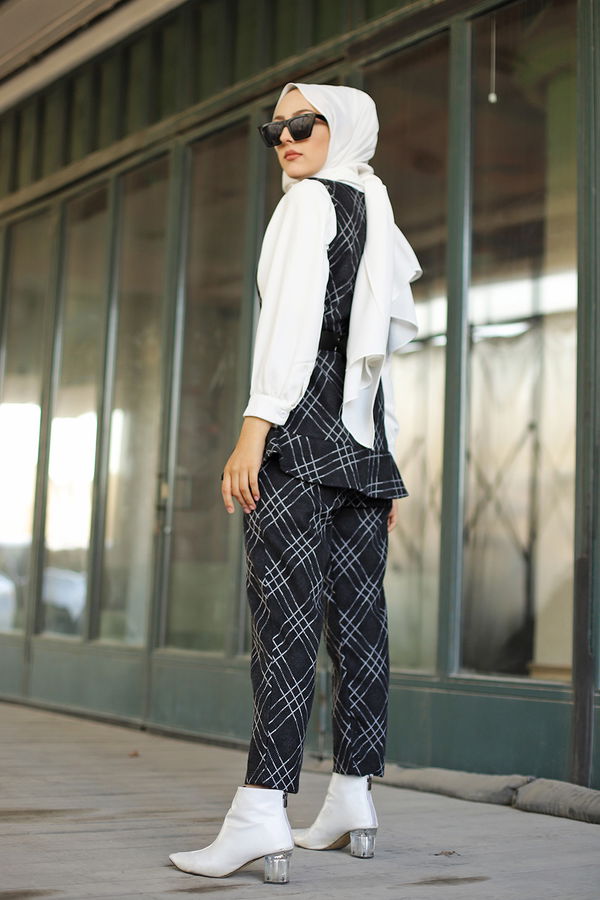 3336 TUNIK PANTOLON KEMER Siyah - 3336 SİYAH