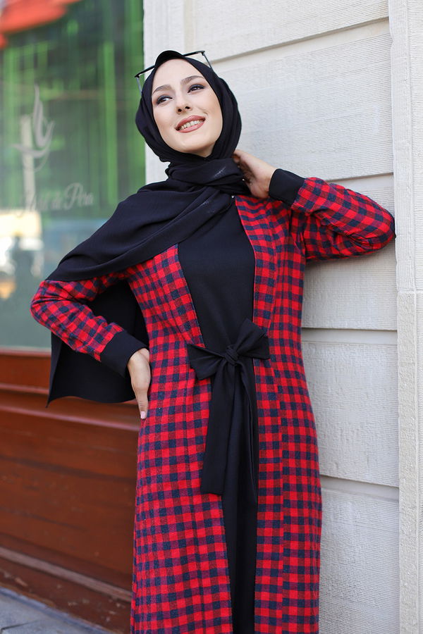 9093 ELBİSE Lacivert - 9093 LACİVERT