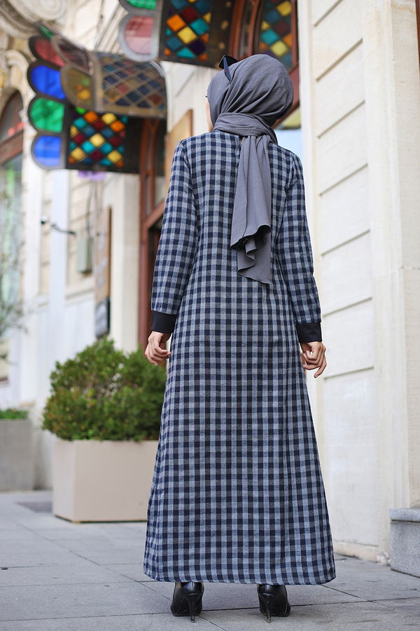 9093 ELBİSE Siyah - 9093 SİYAH