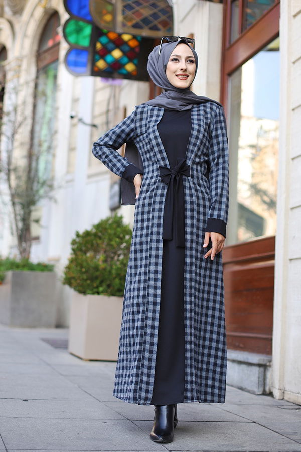 9093 ELBİSE Siyah - 9093 SİYAH