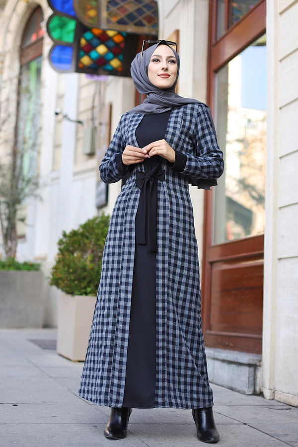 9093 ELBİSE Siyah - 9093 SİYAH