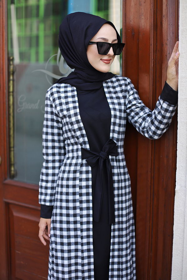 9093 ELBİSE Siyah - 9093 SİYAH