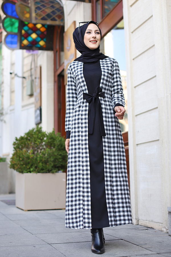 9093 ELBİSE Siyah - 9093 SİYAH