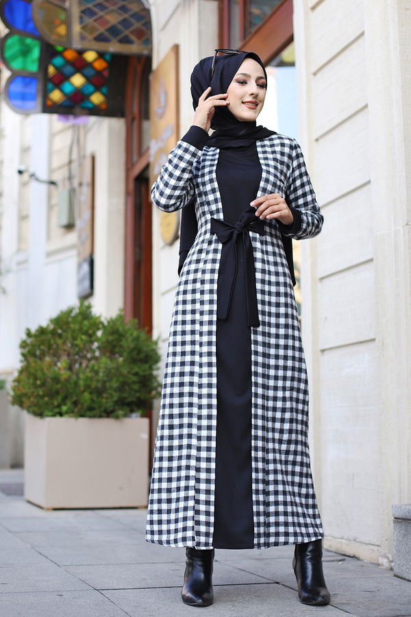 9093 ELBİSE Siyah - 9093 SİYAH
