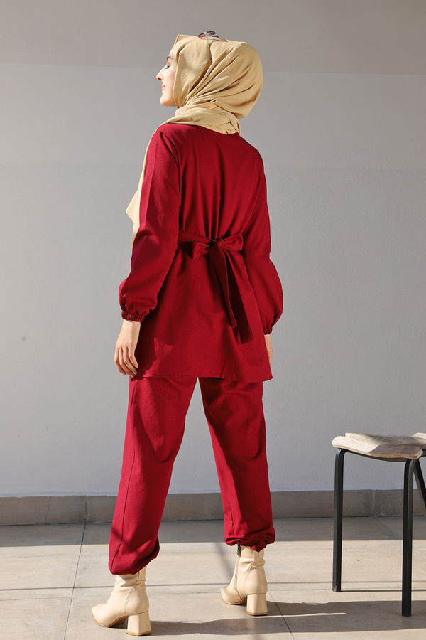 Tunık Pantolon Bordo - 1366 BORDO