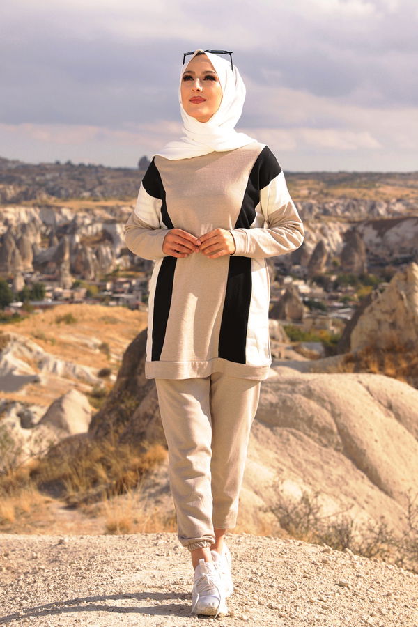 TUNIK PANTOLON Bej - 3097