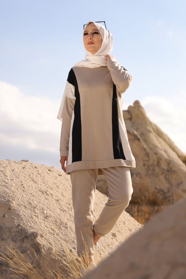 TUNIK PANTOLON Bej - 3097