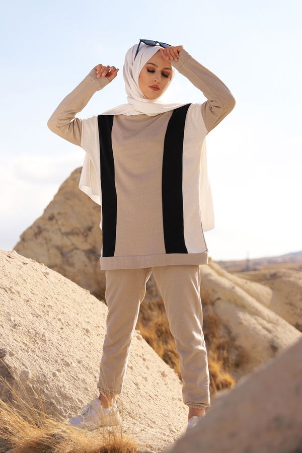 TUNIK PANTOLON Bej - 3097