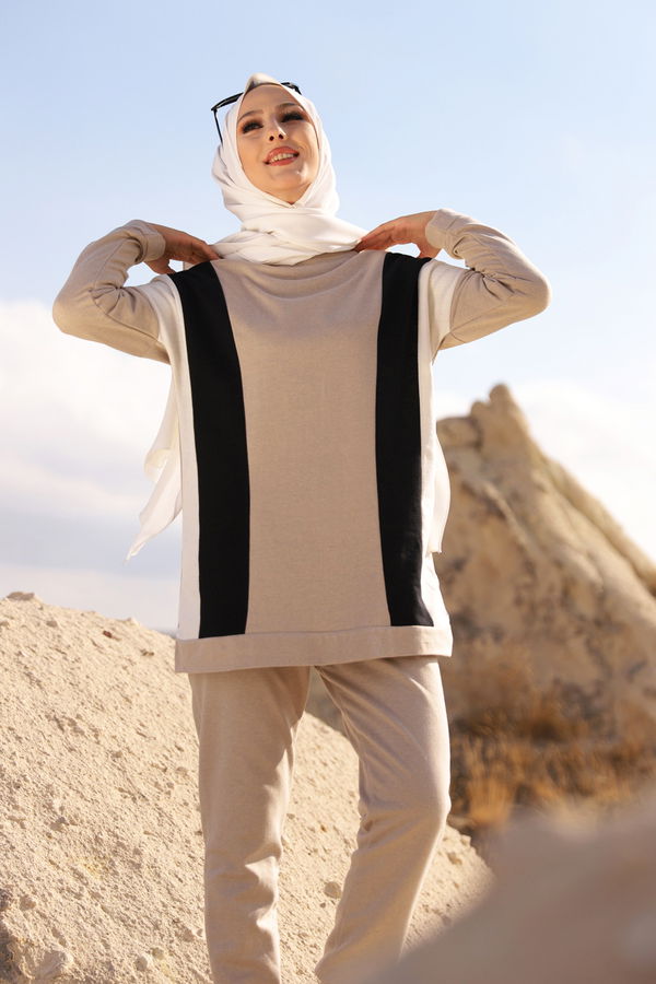 TUNIK PANTOLON Bej - 3097
