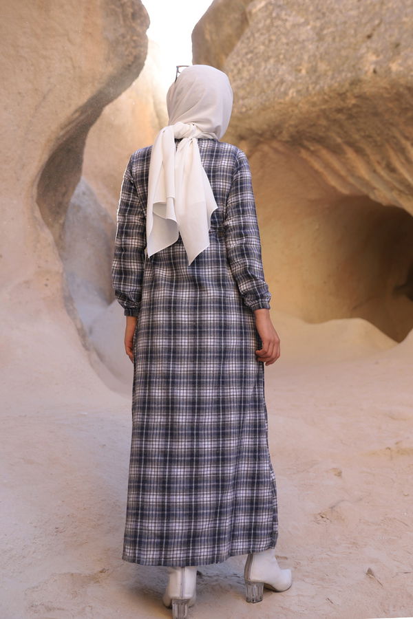 EKOSE ELBISE Lacivert - 3297 LACİVERT