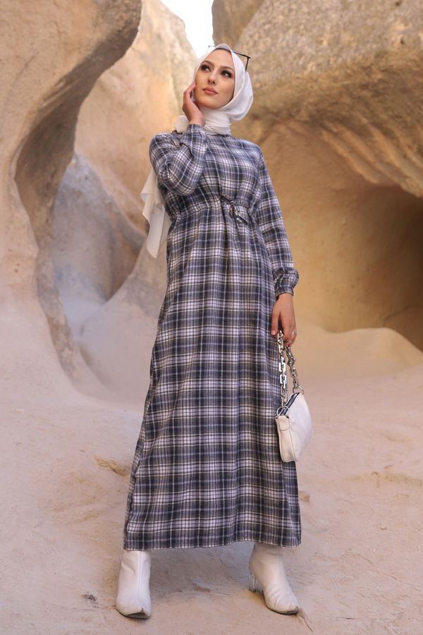 EKOSE ELBISE Lacivert - 3297 LACİVERT