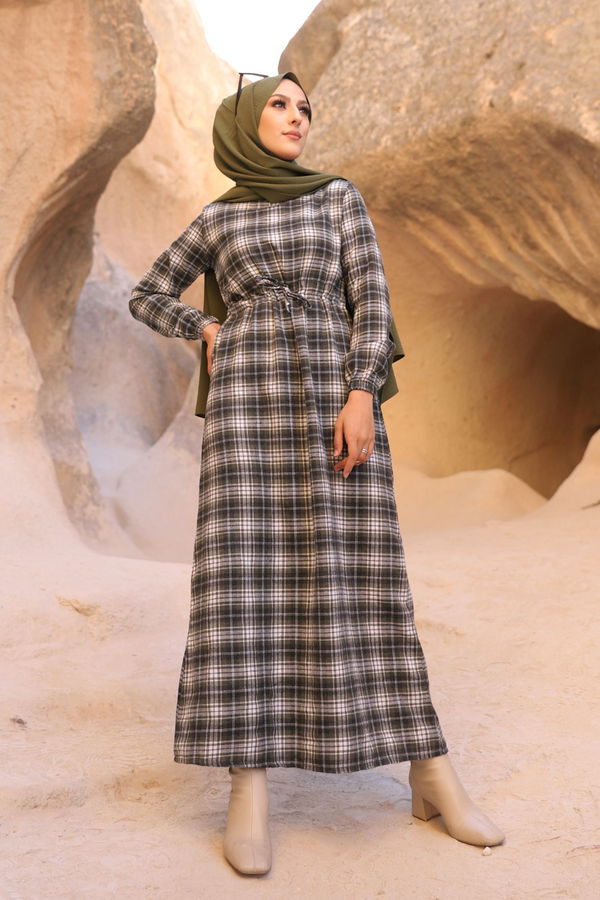 EKOSE ELBISE Haki - 3297 HAKİ