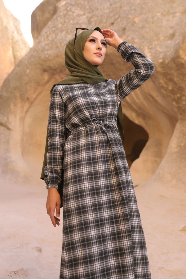 EKOSE ELBISE Haki - 3297 HAKİ