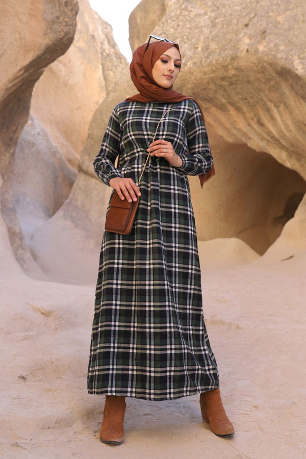 EKOSE ELBISE Lacivert - 3297 LACİVERT